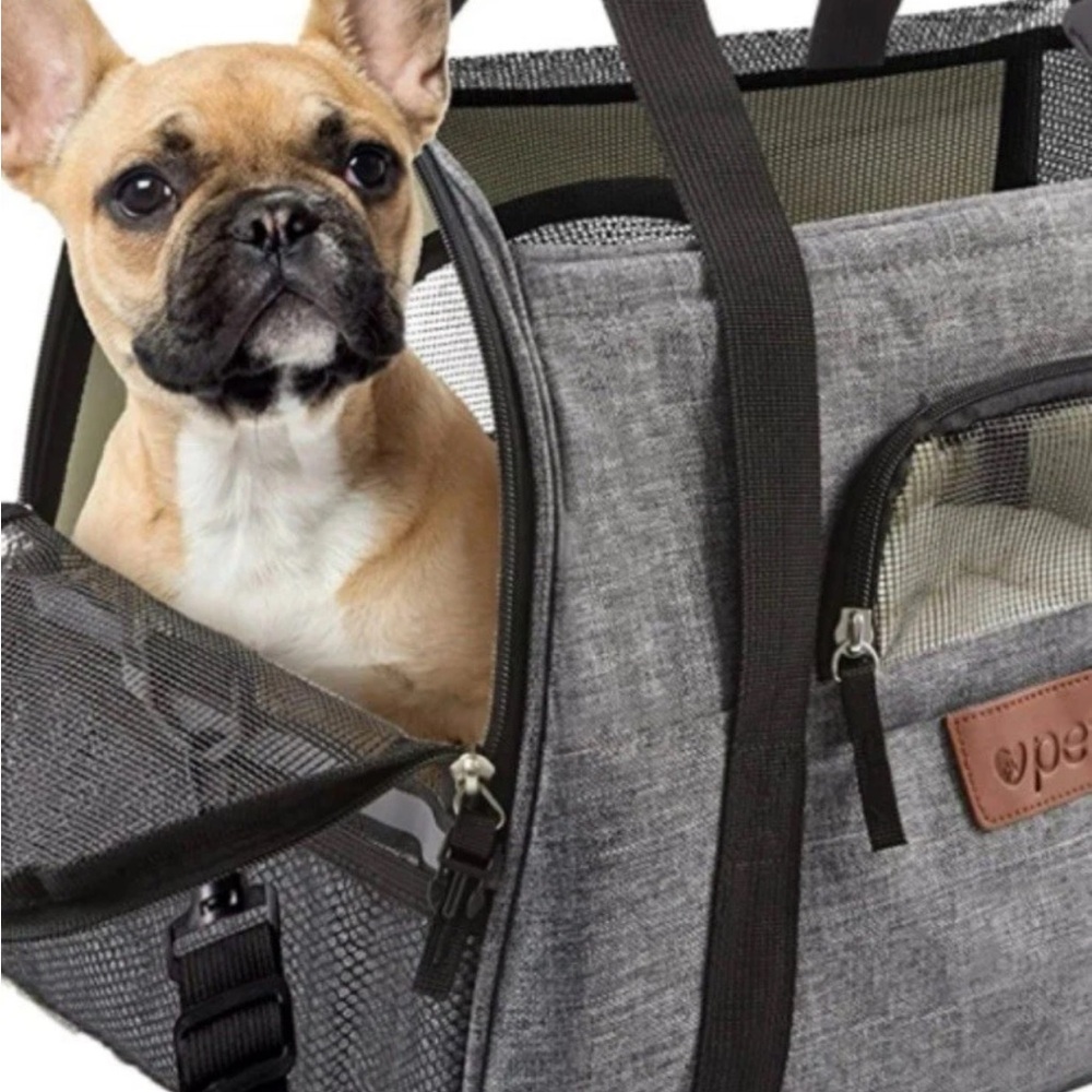 Petlo Pet Carrier Bag for Dogs - Gray